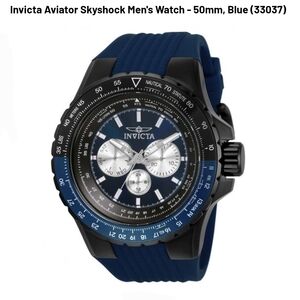 Invicta Aviator Skyshock Men's Watch - Blue and Black